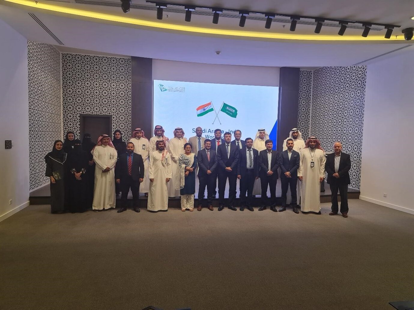 Infozech representative with Indian delegation in Riyadh