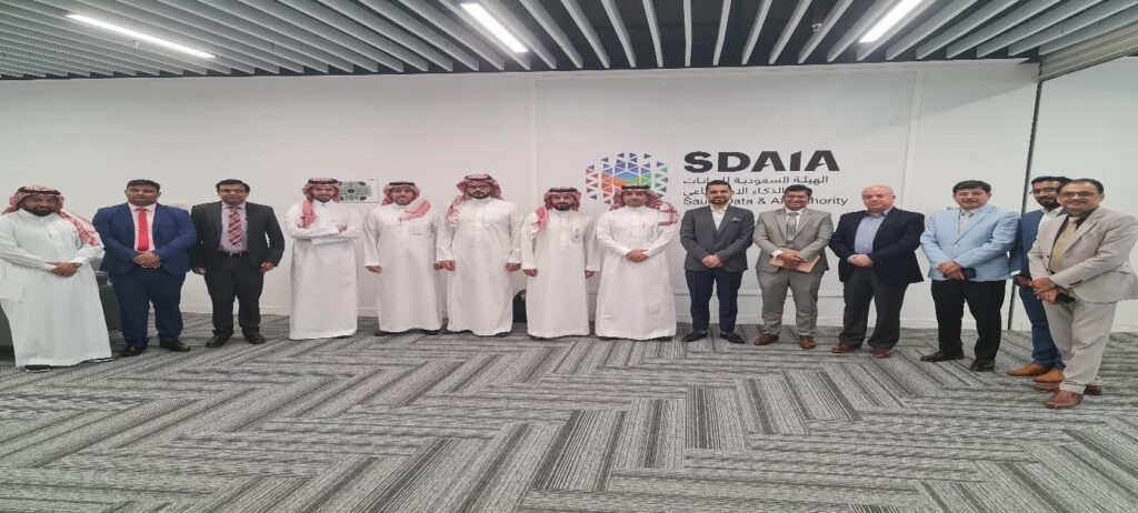 Infozech's representative with Indian delegation at Riyadh